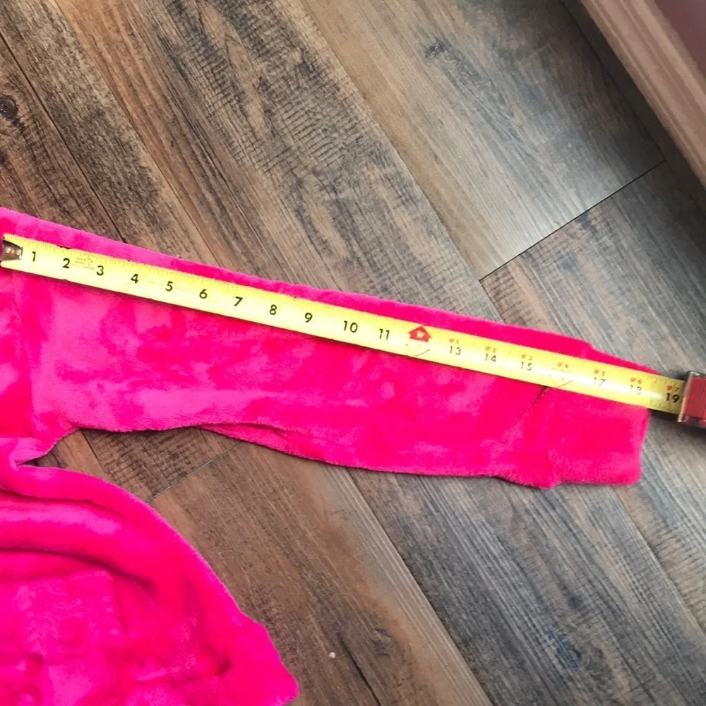 Lucky Brand Vibrant Pink Fuzzy Hoodie